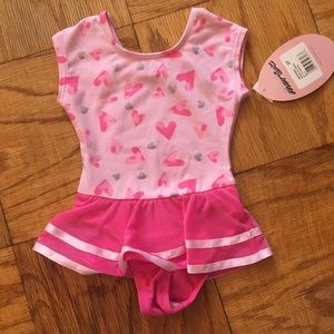 TUTU- Pink with hearts -2T- dance/ gymnastics